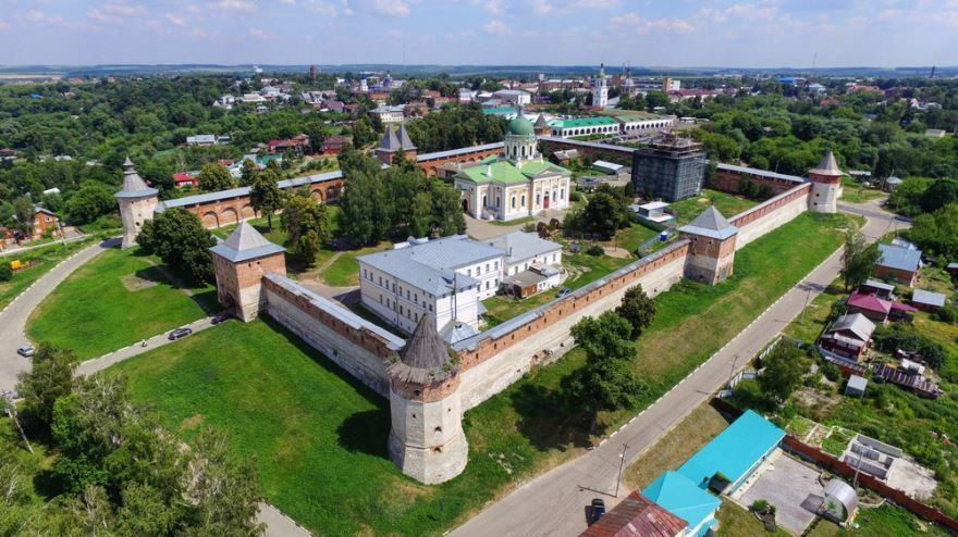 Смотреть красивое фото вид сверху в городе Зарайск