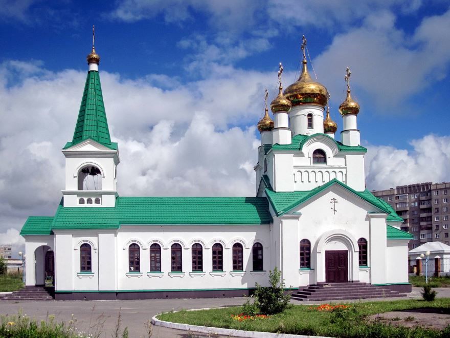 Вознесенская церковь в городе Заринск