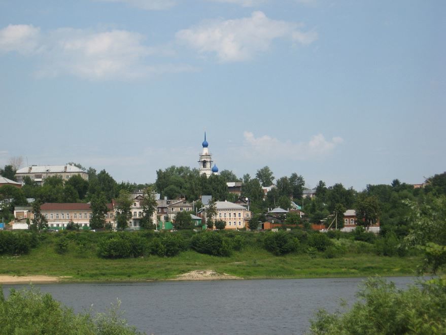 Смотреть лучше фото вид со стороны реки на город Касимов