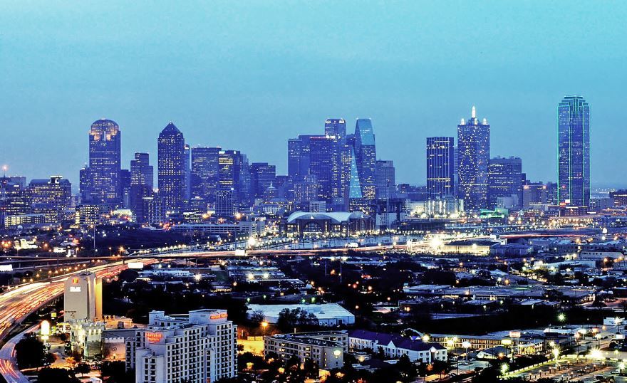 Смотреть красивое фото города Даллас штат Техас