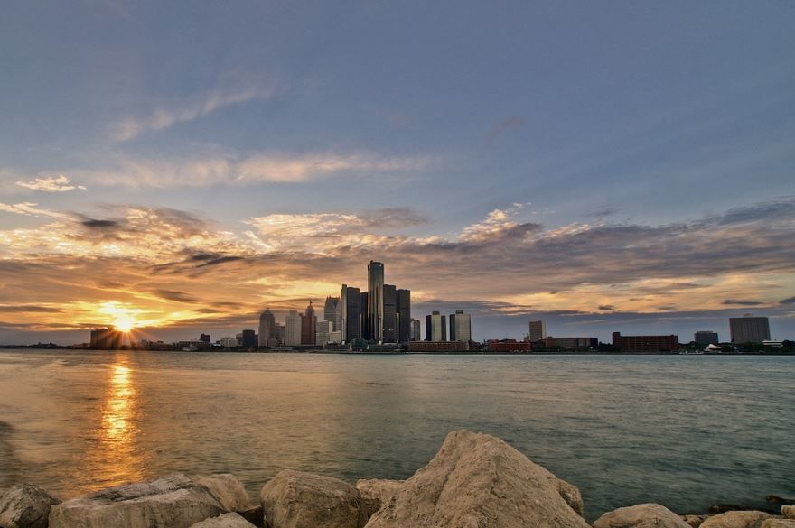 Скачать онлайн бесплатно лучшее фото города Детройт в хорошем качестве