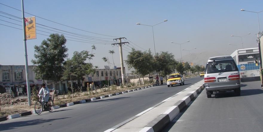 Улица города Кабул Афганистан