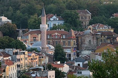 Панорама города Пловдив Болгария