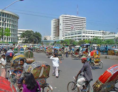 Улица город Дакка