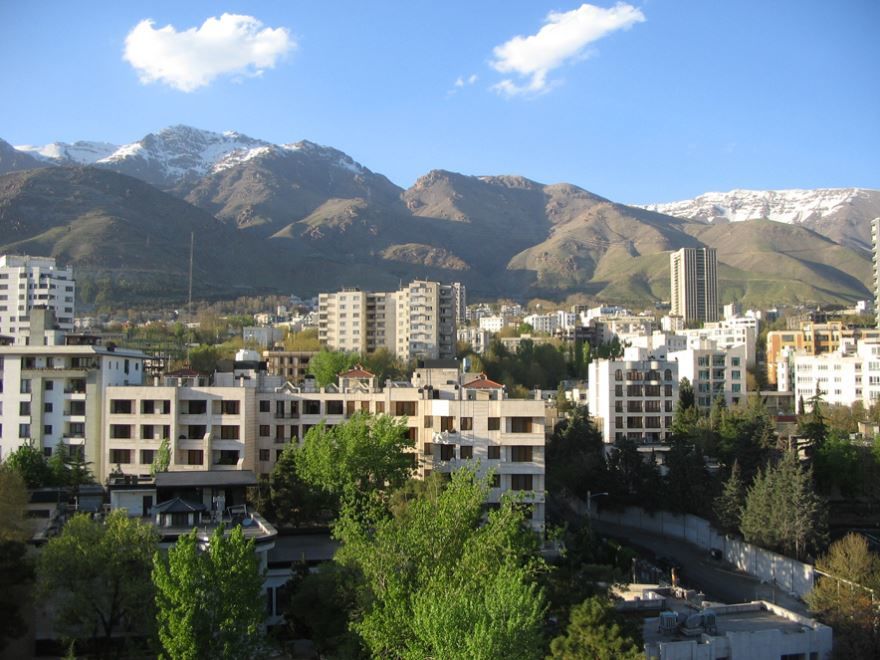 Панорама города Тегеран
