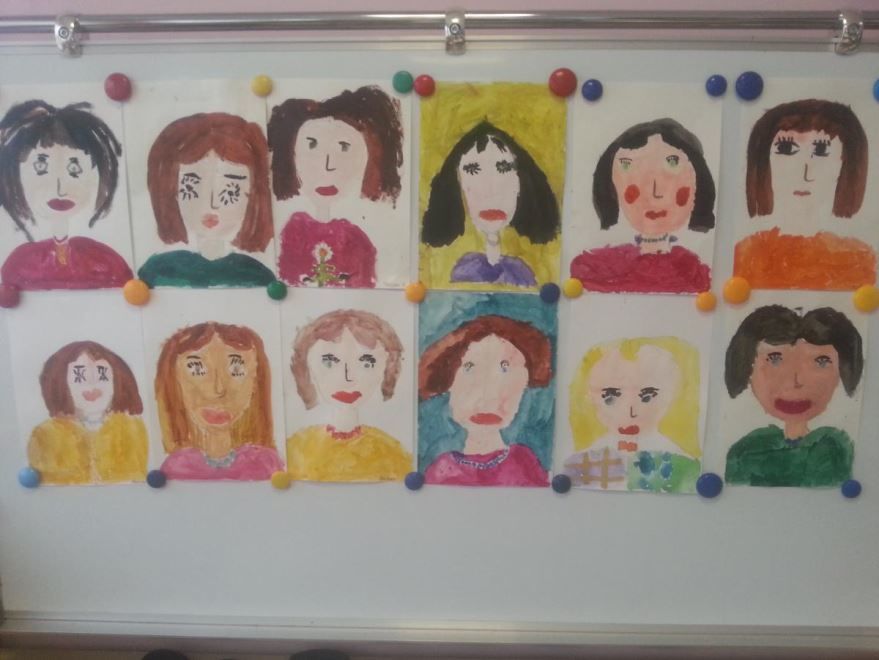 Детские рисунки на день матери в детском саду