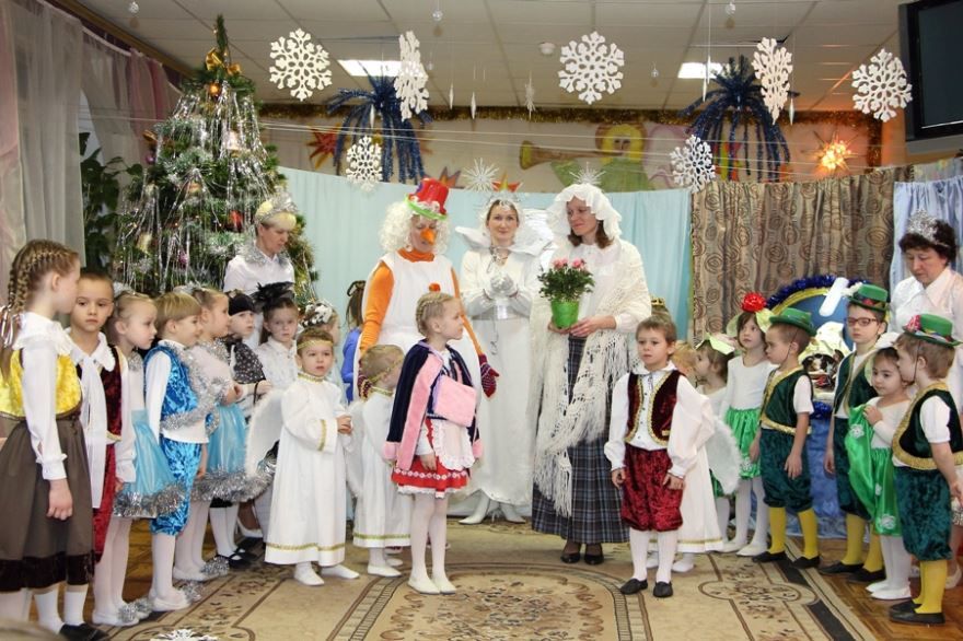 Рождество в детском саду, фото с праздника