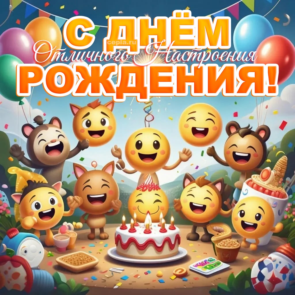 😍 Желаю крепкого здоровья и огромного счастья! Пусть счастье будет с тобой всегда, а впереди тебя ждёт только светлое будущее! Смешной котёнок с праздничным колпаком