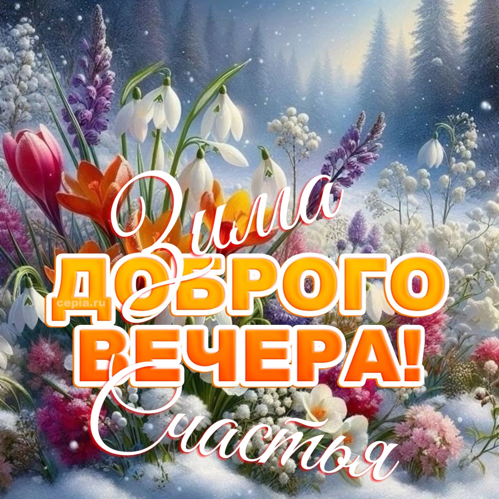 🎉 Пусть этот зимний вечер станет временем для приятных воспоминаний и вдохновения, а душа наполнится покоем и светом