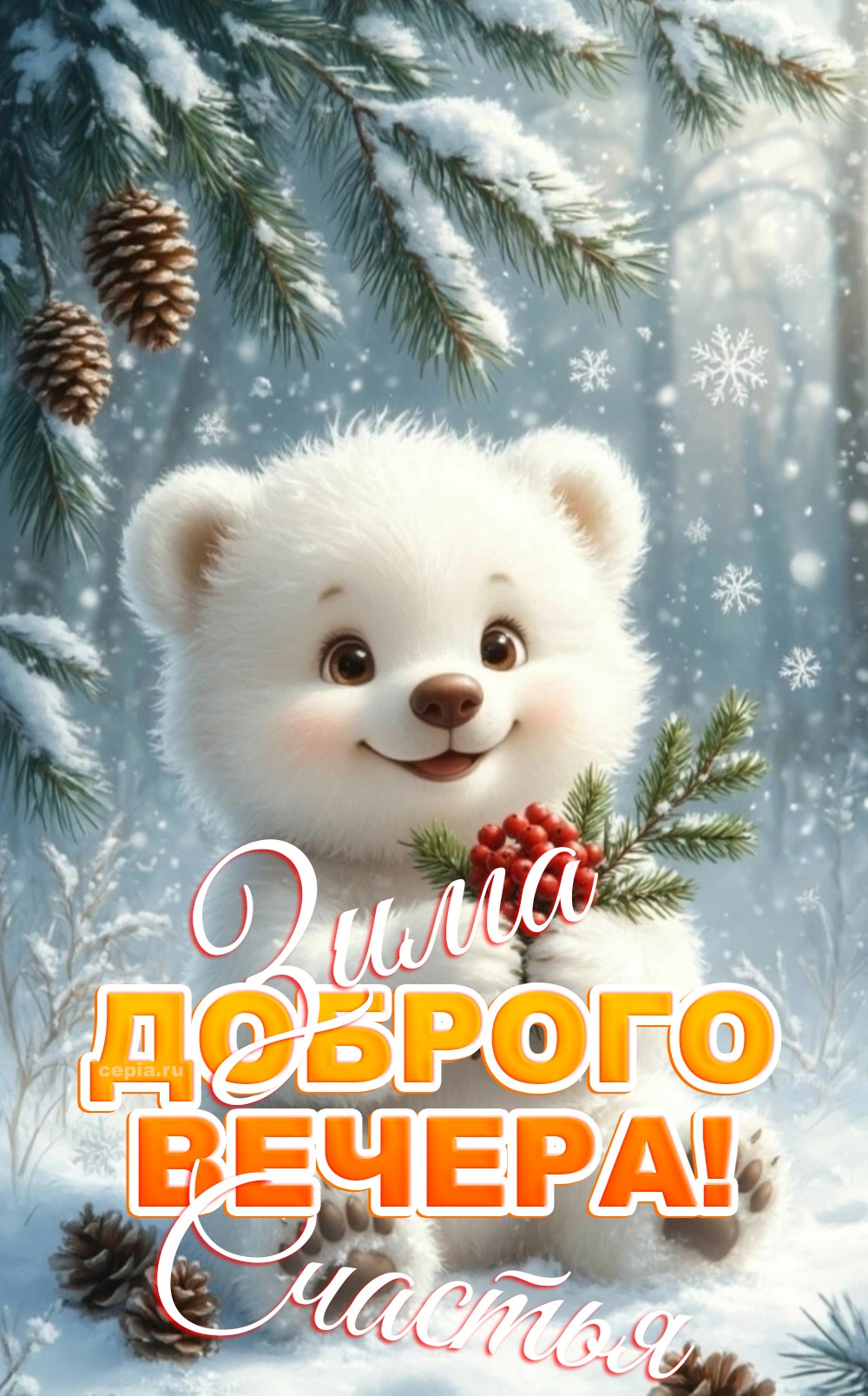😍 Пусть этот зимний вечер будет полон нежности, уюта и радости, которые так важны в холодное время года