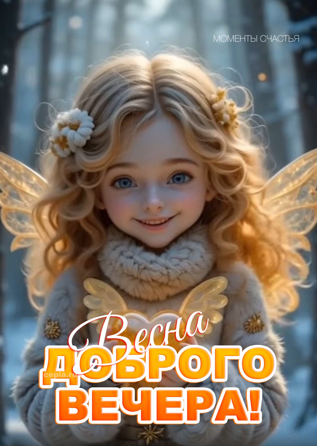 🎉 Пусть в этот вечер ты найдёшь минуты для отдыха и наслаждения красотой пробуждающейся природы