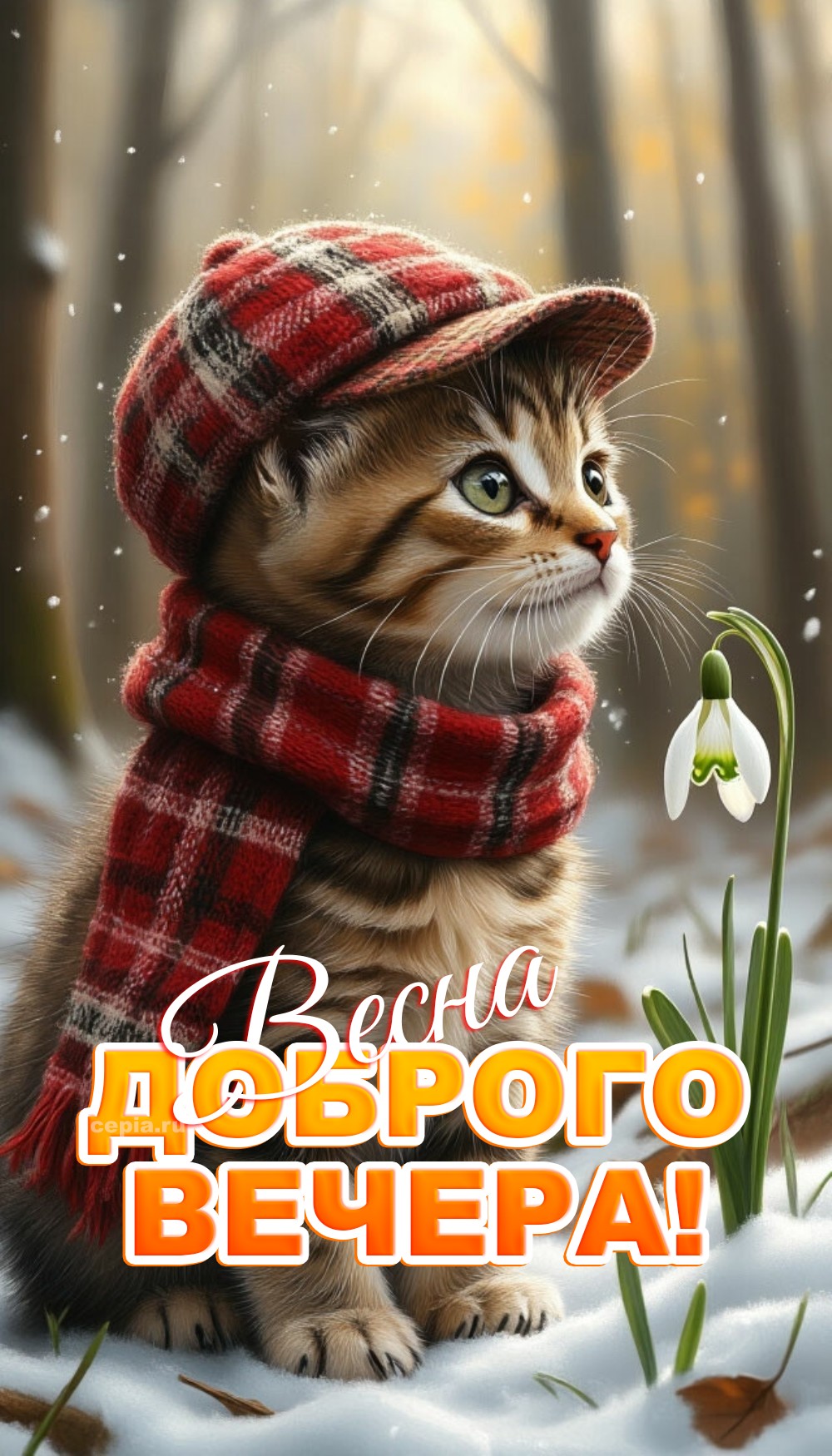 😀 Желаю, чтобы каждый звук весны — от трели птиц до шелеста листьев — приносил радость и умиротворение