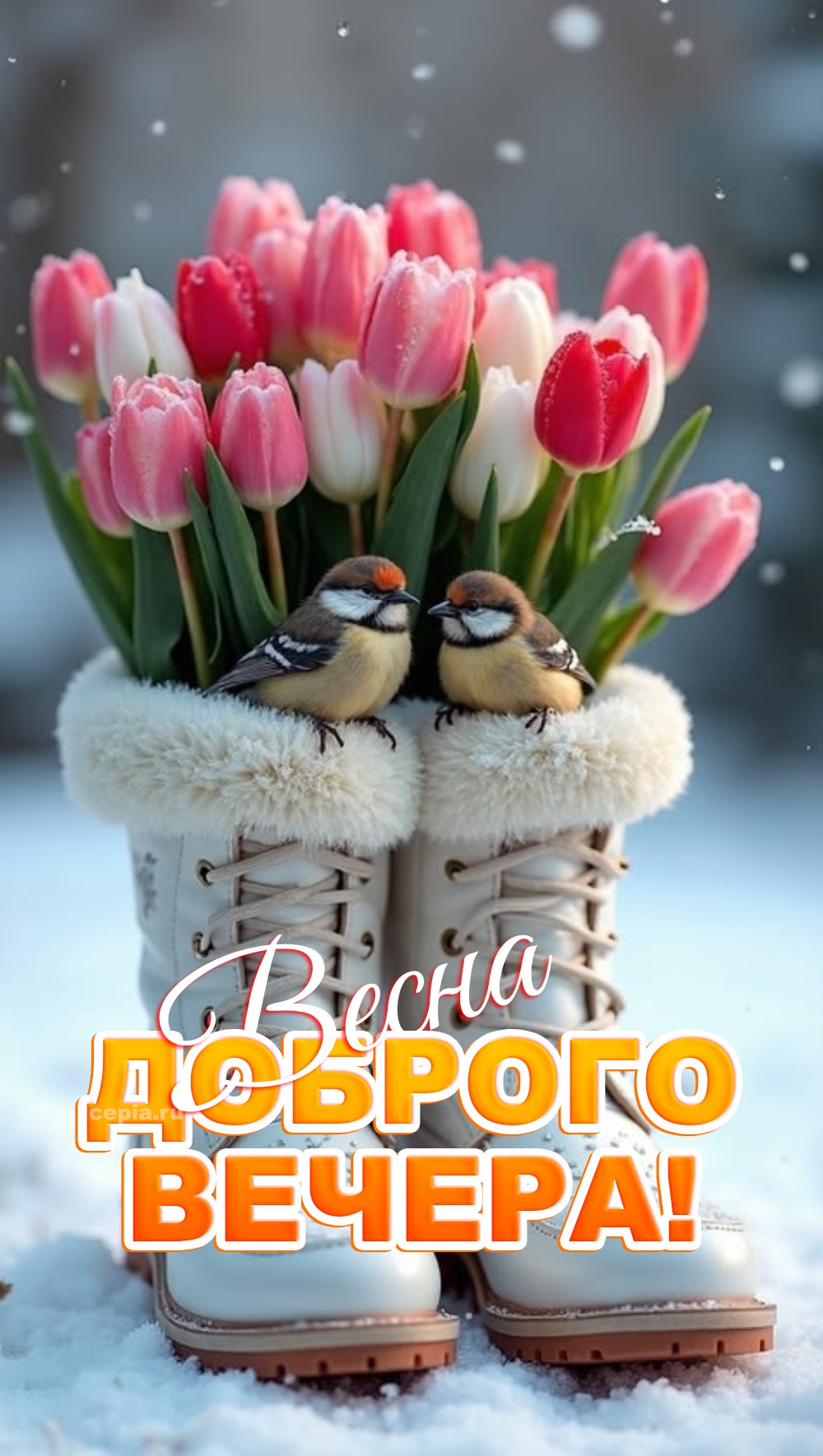 😍 Пусть тишина и спокойствие весеннего вечера подарят тебе гармонию и уверенность