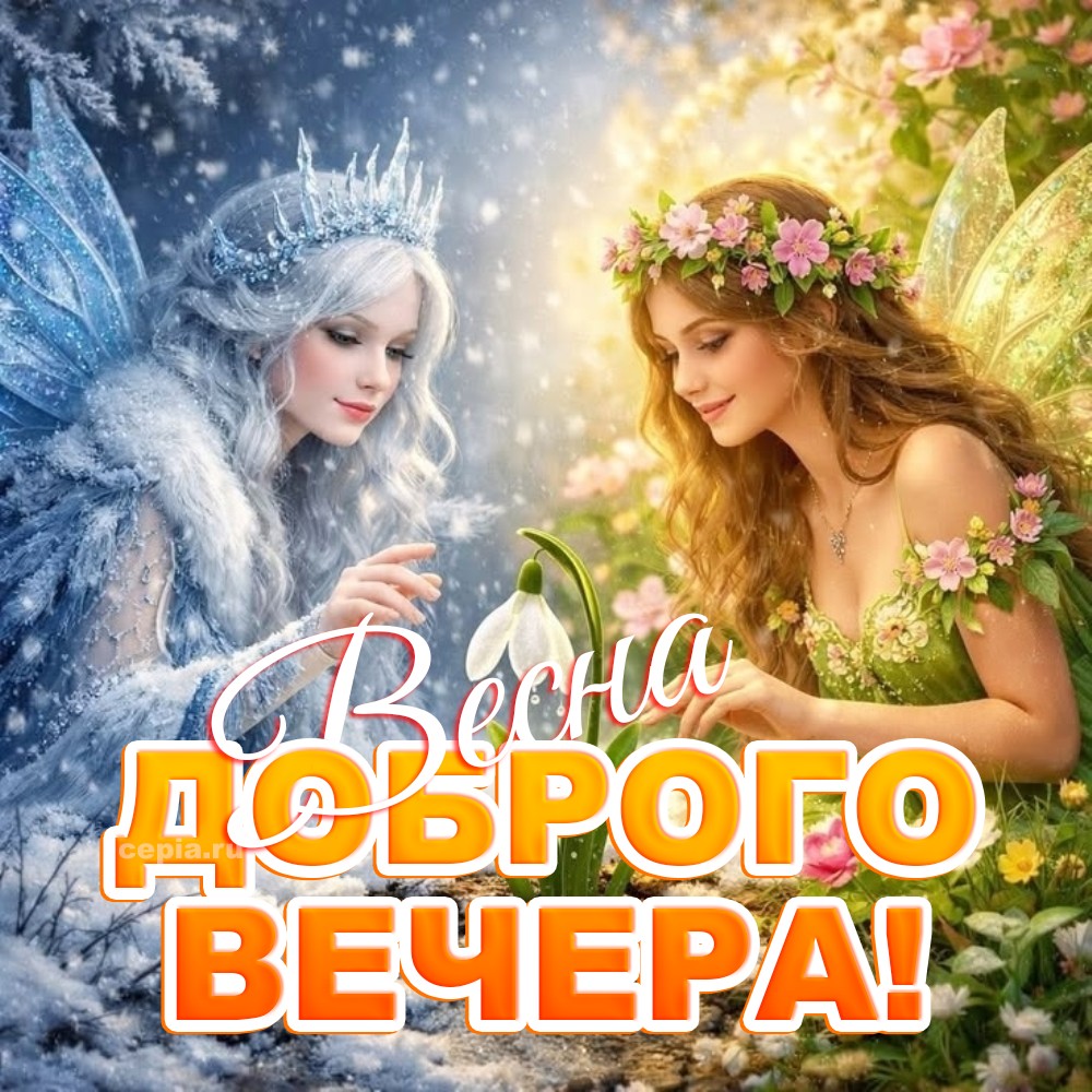 😀 Желаю, чтобы в этот весенний вечер ты встретил только добрые мысли и светлые чувства, а все неприятности остались позади