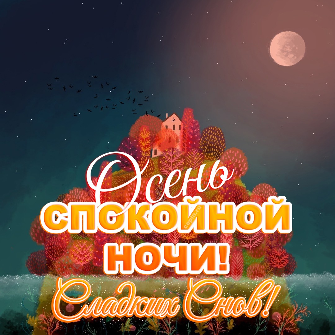🎉 Желаю, чтобы осенние ветры убаюкивали тебя и наполняли сердце светом и теплом