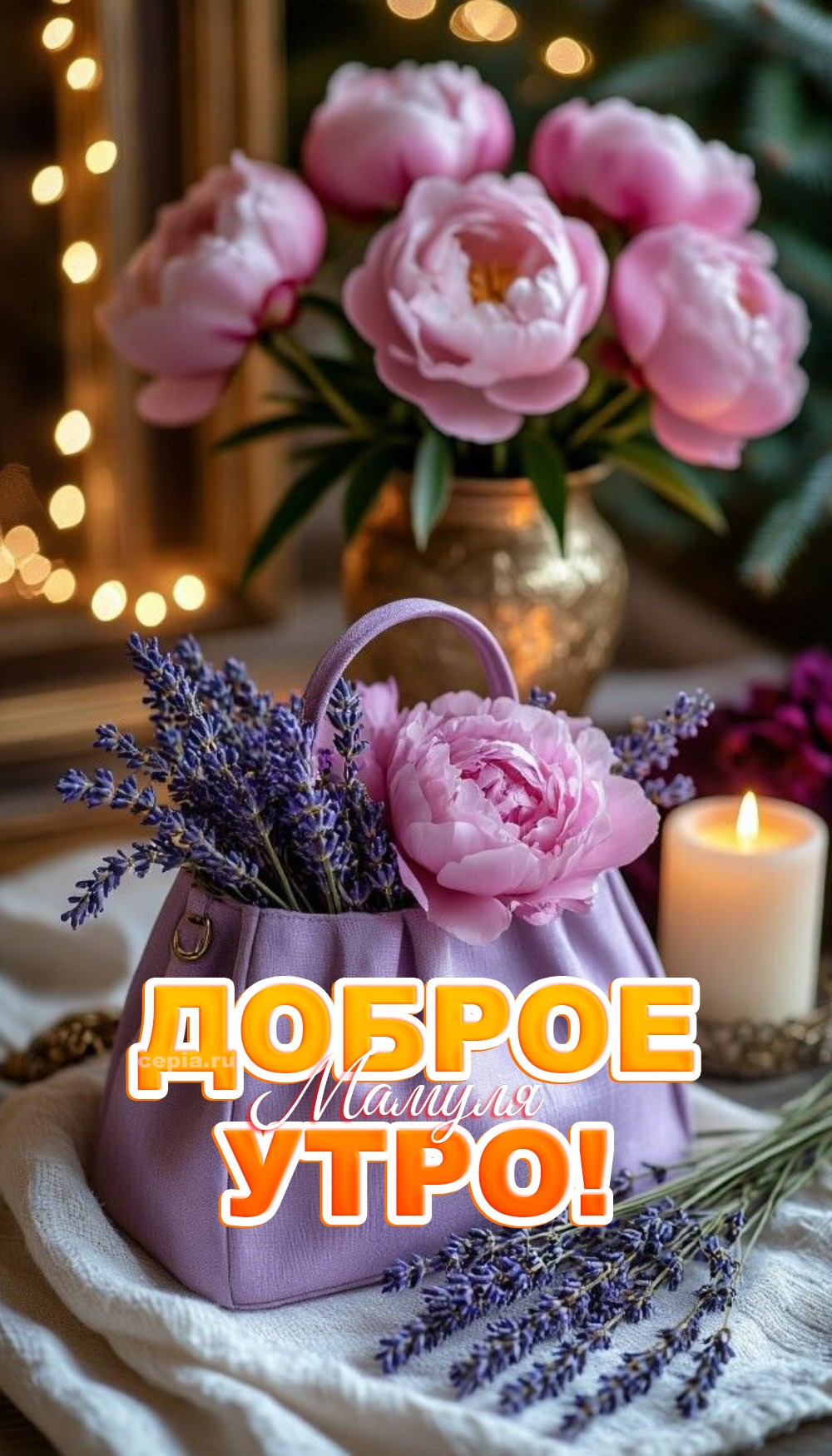 😀 Мама, доброе утро! Пусть всё, что ты задумала на сегодня, получится легко и радостно, словно кто-то невидимый подкладывает тебе маленькие счастливые сюрпризы под каждый твой шаг