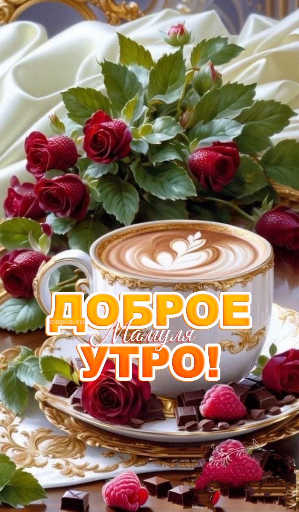 😍 Просыпайся, моя хорошая! Я желаю тебе сегодня такого утра, где нет места спешке и суете — только тихая радость, чашка ароматного чая и ощущение полного внутреннего покоя