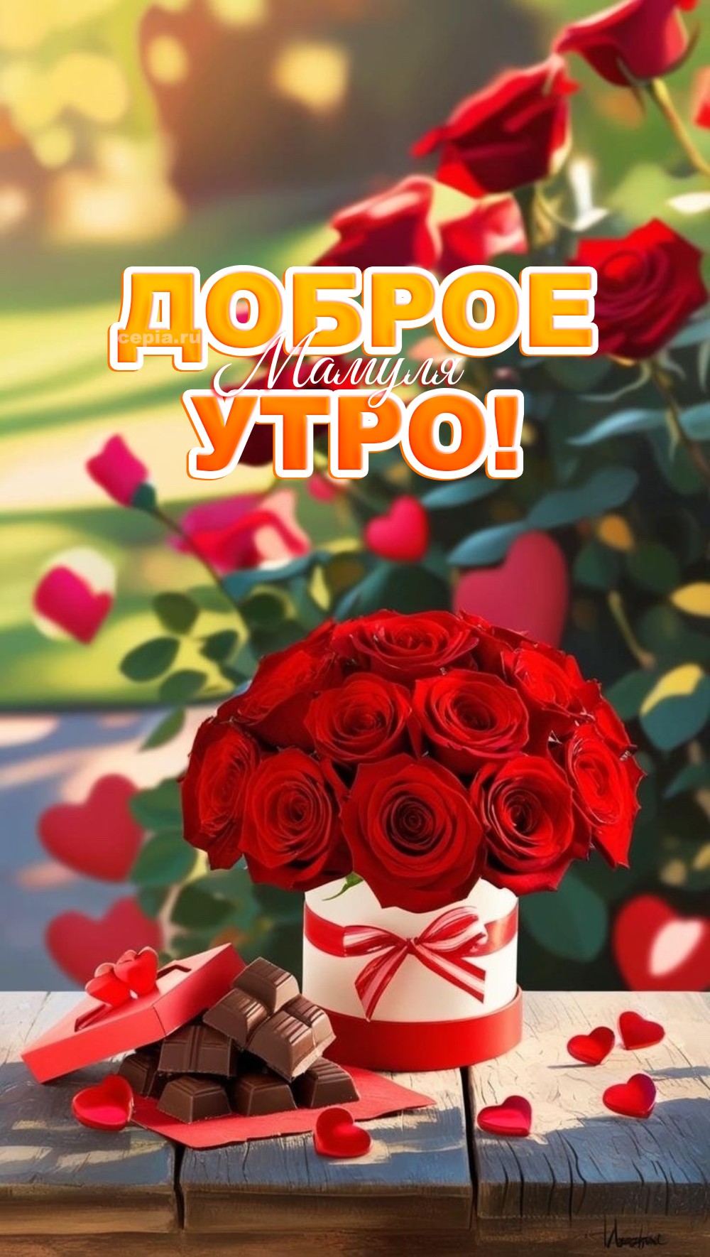 😊 Доброе утро, мамуля! Желаю тебе проснуться с чувством, что ты — самый ценный человек на Земле, потому что для меня это действительно так