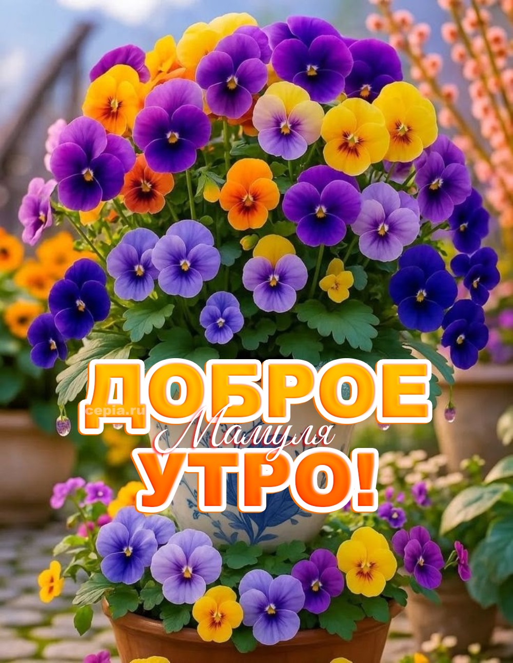 🎉 Мамочка, доброе утро! Я желаю тебе, чтобы все твои сегодняшние хлопоты были только в радость, чтобы вымытая посуда блестела как алмазы, а убранная комната радовала глаз