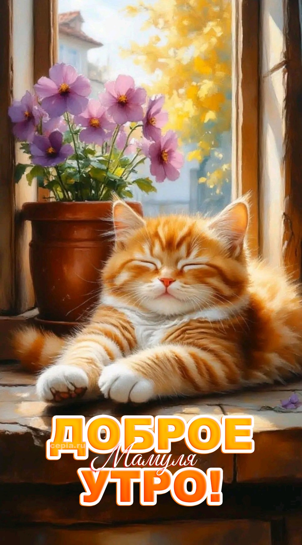 😊 Доброе утро, мамочка! Желаю тебе, чтобы твоя сегодняшняя улыбка была такой же яркой, как солнце в зените, и такой же тёплой, как печка в деревне у бабушки
